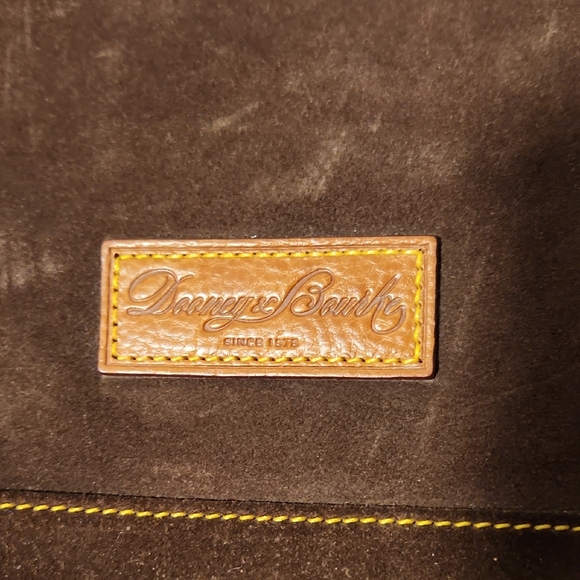 Dooney & Bourke Brown Tote Bag with Leather Trim - Picture 2 of 14